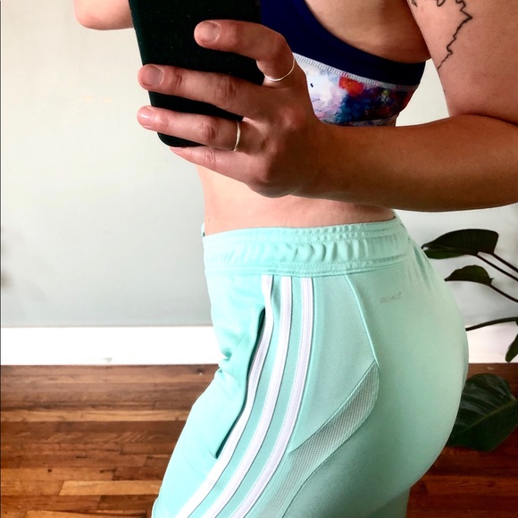 Mint adidas track pants Clearance